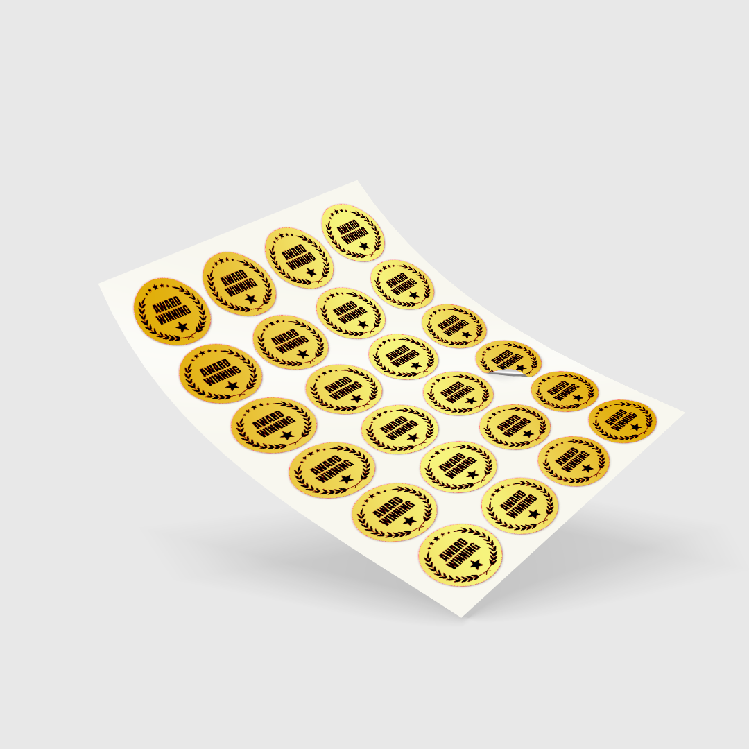 Stiker Gold Doff